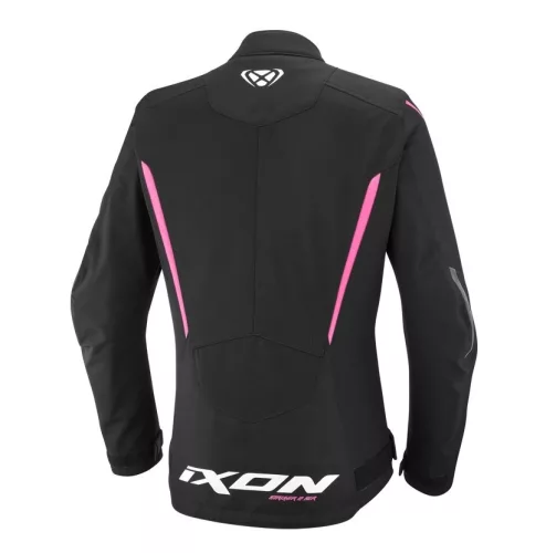 Geaca dama Racing/Roadster Ixon vara Striker 2 AIR WP LS negru/roz