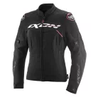 Geaca dama Racing/Roadster Ixon Meteor 31 LS negru/alb/roz