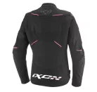 Geaca dama Racing/Roadster Ixon Meteor 31 LS negru/alb/roz