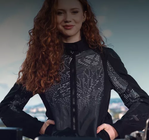Geaca dama Roadster/Urban Ixon Artemis LS negru/alb