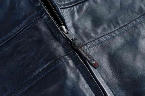 Geaca barbati piele Urban/Heritage Ixon Spark MS navy