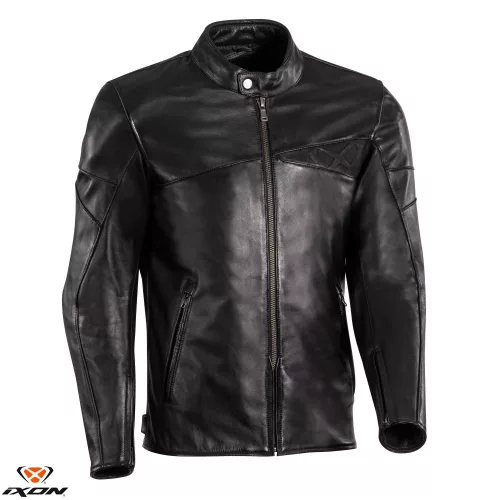 Geaca barbati piele Urban/Heritage Ixon Cranky MS negru
