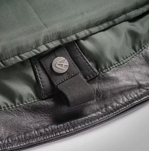 Geaca barbati piele Urban/Heritage Ixon Cranky MS negru