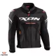 Geaca barbati piele Racing Ixon vara Jackal JKT MS negru/alb/rosu