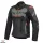 Geaca barbati piele Racing Ixon vara Jackal JKT MS negru/antracit/portocaliu