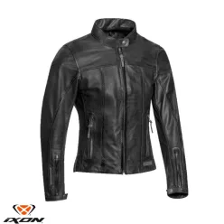Geaca dama piele Urban/Heritage Ixon vara Crank Air LS negru