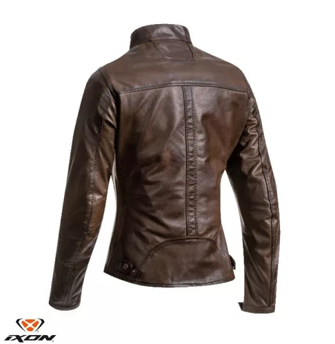 Geaca dama piele Urban/Heritage Ixon vara Crank Air LS maro