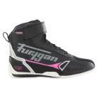 Ghete moto damă Furygan V5 D3O Vented negru/roz