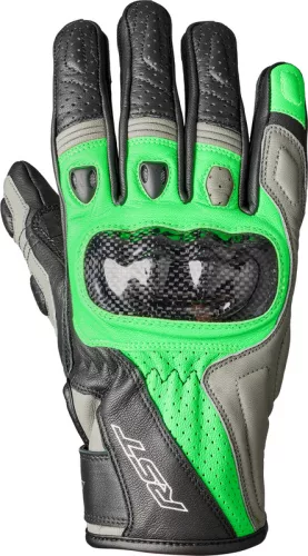 Mănuși moto RST Stunt 3 verde fluo
