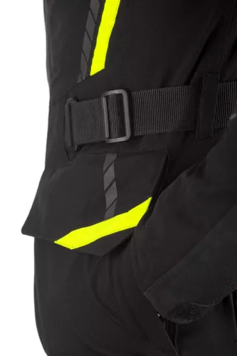 Geacă moto textil RST Pathfinder negru/galben fluo
