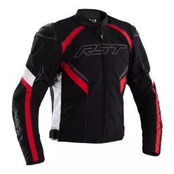 Geacă moto textil RST Sabre negru/alb/roșu