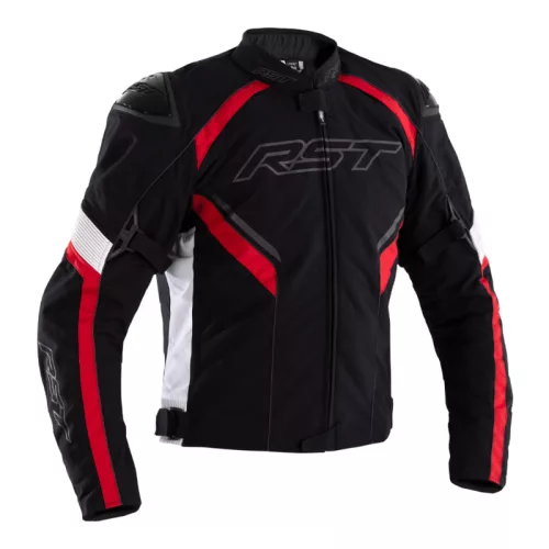 Geacă moto textil RST Sabre negru/alb/roșu