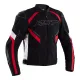 Geacă moto textil RST Sabre negru/alb/roșu