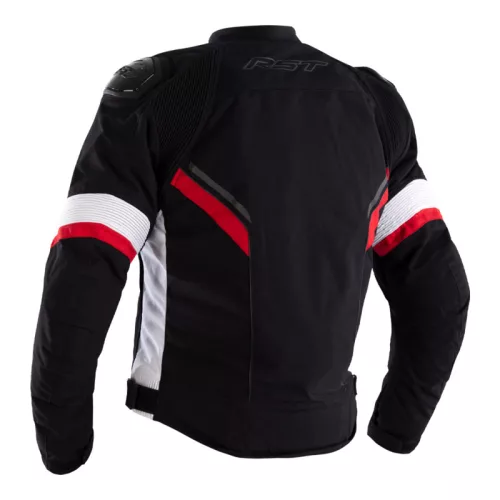 Geacă moto textil RST Sabre negru/alb/roșu