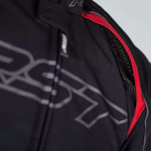 Geacă moto textil RST Sabre negru/alb/roșu