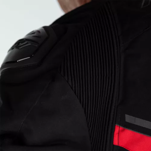 Geacă moto textil RST Sabre negru/alb/roșu