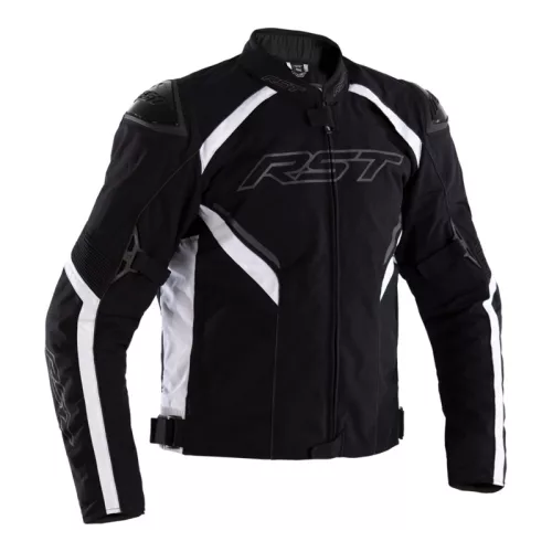Geacă moto textil RST Sabre negru/alb