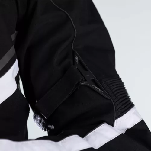 Geacă moto textil RST Sabre negru/alb