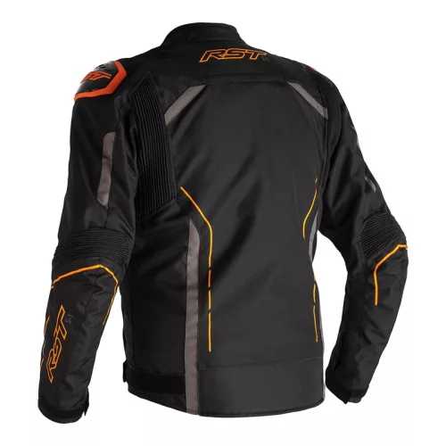 Geacă moto textil RST S-1 negru/gri/portocaliu