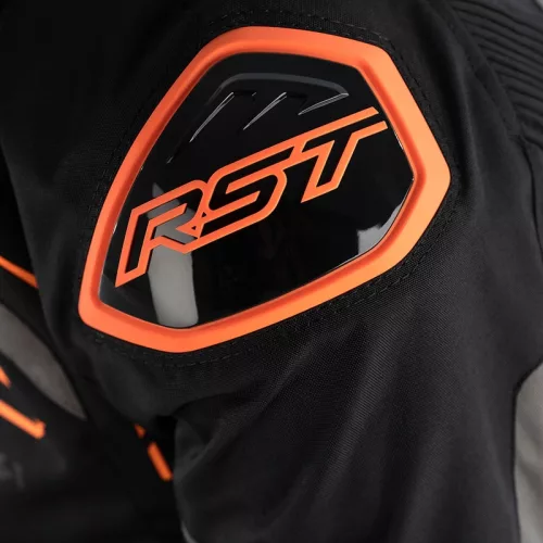Geacă moto textil RST S-1 negru/gri/portocaliu
