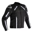 Geacă moto textil RST S-1 negru/alb
