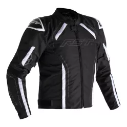 Geacă moto textil RST S-1 negru/alb