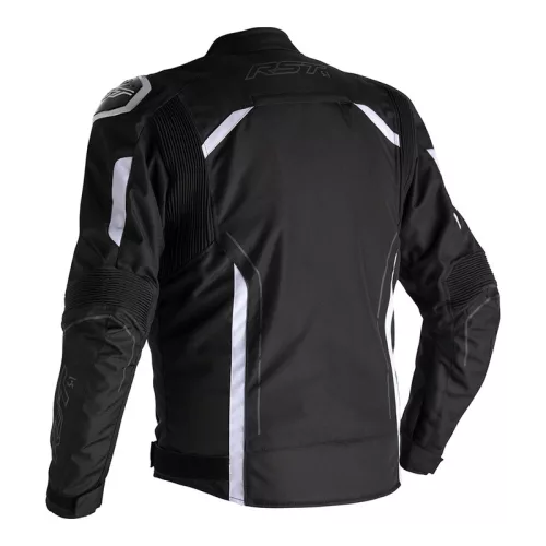 Geacă moto textil RST S-1 negru/alb