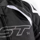 Geacă moto textil RST S-1 negru/alb