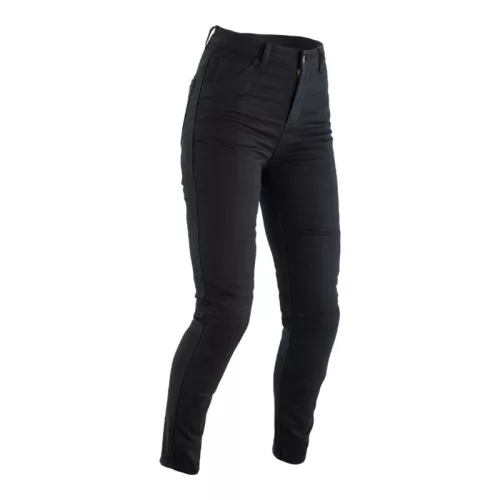 Blugi moto damă RST Jegging picior scurt negru