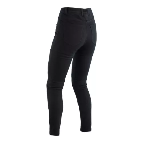 Blugi moto damă RST Jegging picior scurt negru