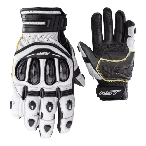 Mănuși moto RST TracTech Evo 4 Short alb/negru
