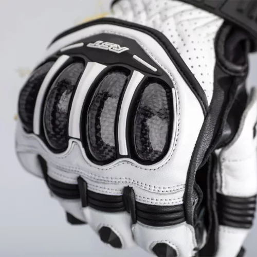 Mănuși moto RST TracTech Evo 4 Short alb/negru
