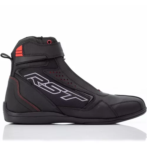 Ghete moto RST Frontier negru/roșu