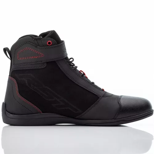 Ghete moto RST Frontier negru/roșu