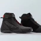 Ghete moto damă RST Frontier negru/roșu