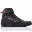 Ghete moto damă RST Frontier negru/roșu