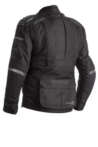 Geacă moto textil cu airbag RST Adventure-X negru