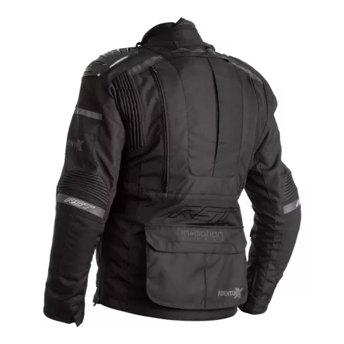 Geacă moto textil cu airbag RST Adventure-X negru