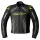 Geacă moto piele RST S1 galben fluo