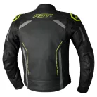 Geacă moto piele RST S1 galben fluo