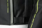 Geacă moto piele RST S1 galben fluo