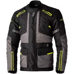 Geacă moto textil RST Endurance negru/gri/galben fluo