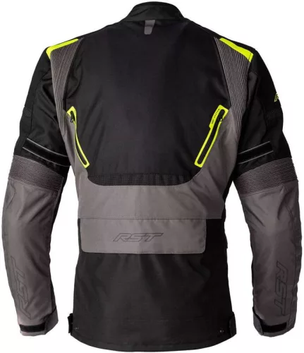Geacă moto textil RST Endurance negru/gri/galben fluo