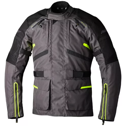 Geacă moto textil RST Endurance grafit/galben fluo