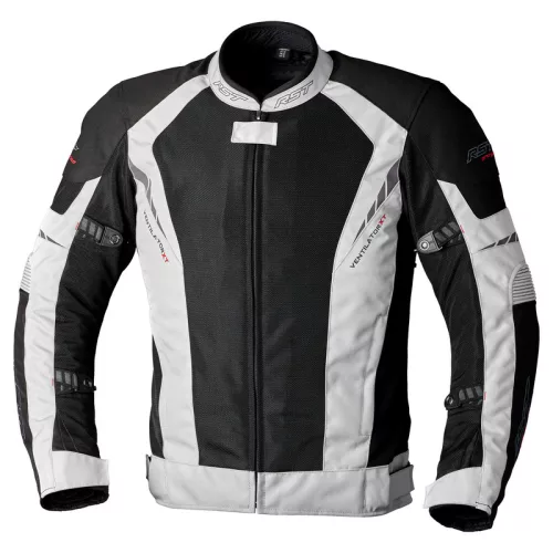 Geacă moto textil RST Ventilator-XT negru/argintiu