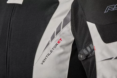Geacă moto textil RST Ventilator-XT negru/argintiu