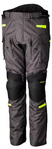 Pantaloni moto textil RST Endurance grafit/galben fluo