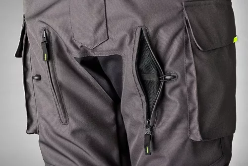 Pantaloni moto textil RST Endurance grafit/galben fluo