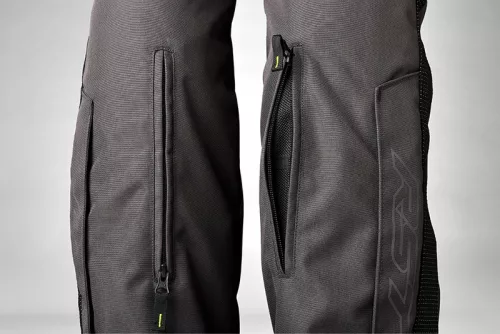 Pantaloni moto textil RST Endurance grafit/galben fluo