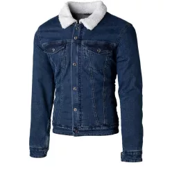 Geacă moto textil RST Sherpa Denim albastru
